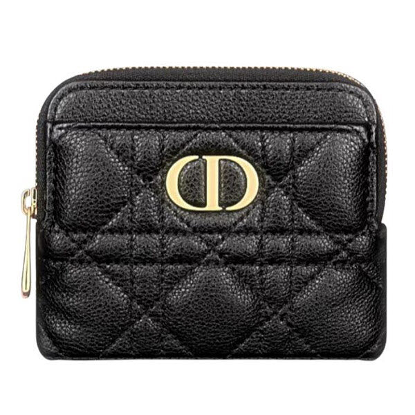Dior CARO LAVENDER wallet Black S5177UW