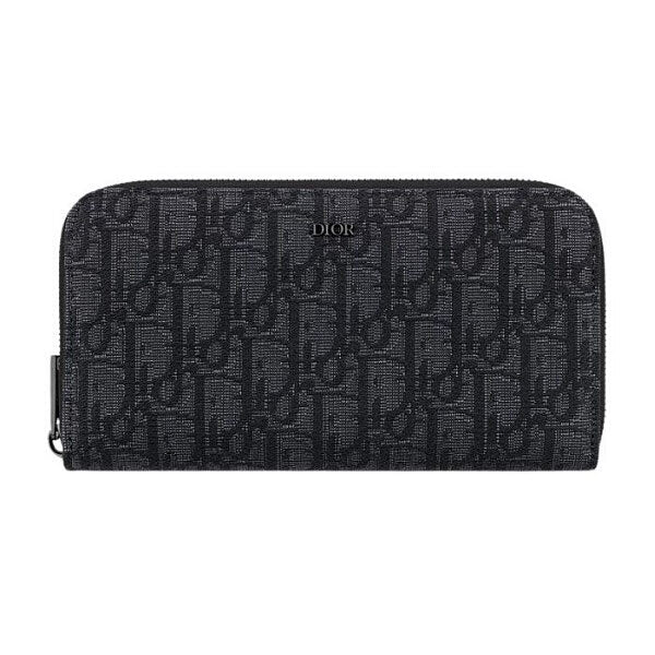 Dior Oblique Jacquard Card Holder Black 2ESBC252YSE H03E