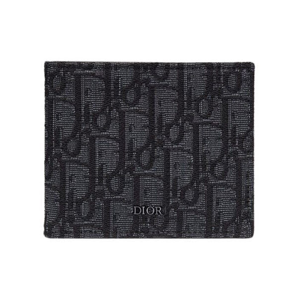 Dior Oblique Jacquard Men's Wallet 2OBBH027YSE H03E