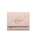 Dior Crystal Decorated Caro Hibiscus L-shaped Zip Wallet S4207UHNNM413