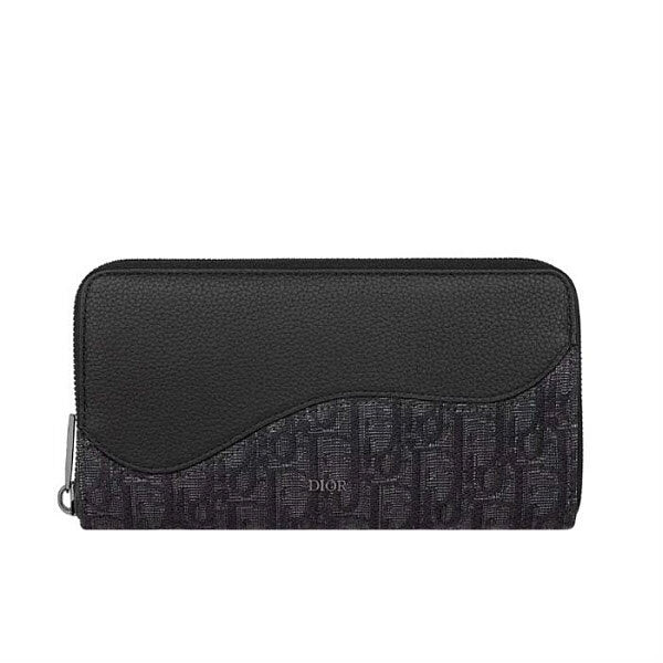 Dior Saddle Zipper Long Wallet 2ADBC315YKSH03E