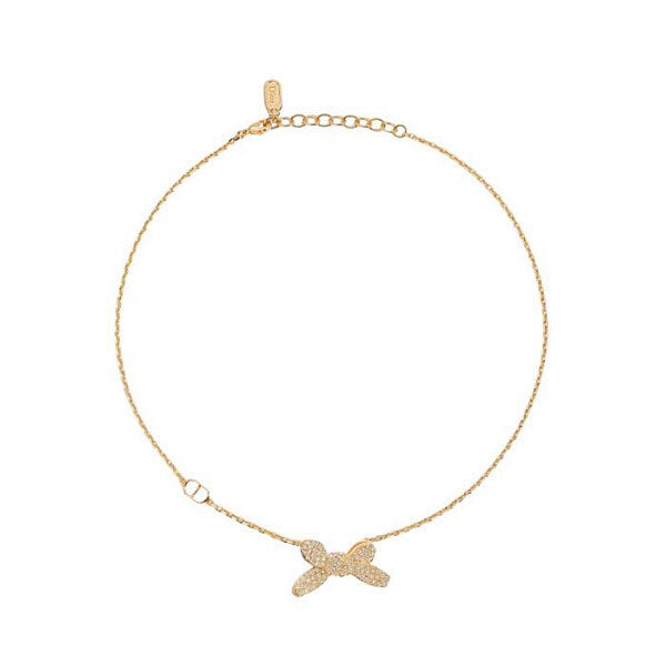Dior Delicate Bow Necklace N3649WOMCYD319