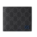 GUCCI BLUE LINING GG Bifold Wallet 768243 FACQC 1052