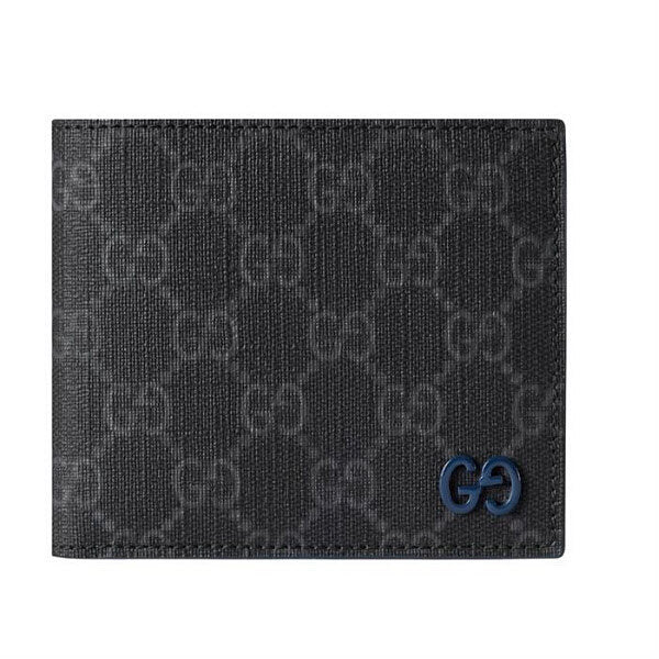 GUCCI BLUE LINING GG Bifold Wallet 768243 FACQC 1052