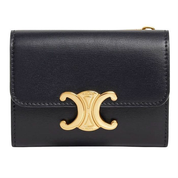 Celine Trichon coin compact wallet - Shiny Calfskin 10I653DPV 38NO