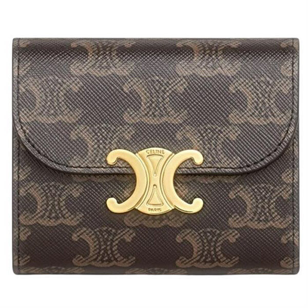 Celine Small Triumph Flap Wallet - Canvas 10D782CQH04LU