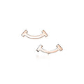 Tiffany & Co. Tiffany T Smile Earrings Rose Gold 36667249