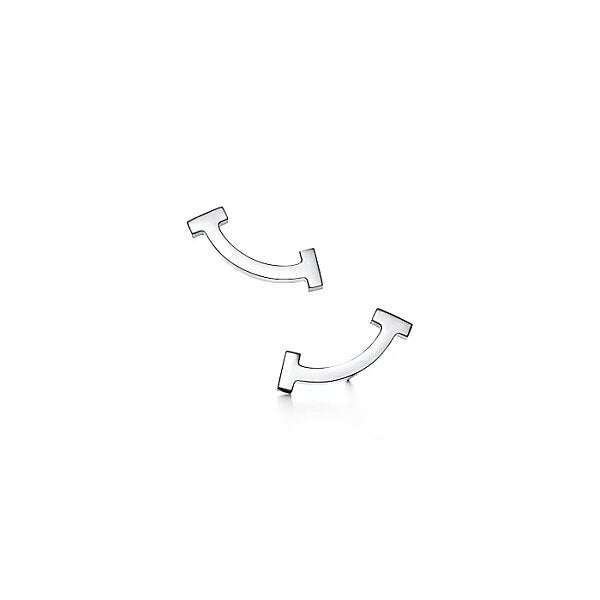 Tiffany & Co Tiffany T Smile Earring White Gold 36667303