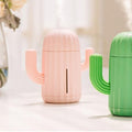KATYALPH SHOPPING [Rungs] Cactus-Shaped USB Rechargeable Humidifier Wireless Pink