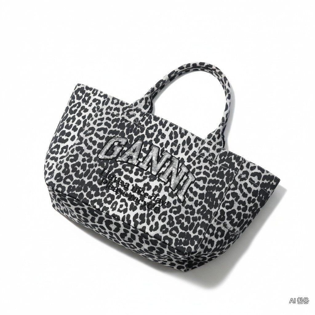 Gani 26SS LEOPARD MEDIUM TOTE B2110040 018 leopard