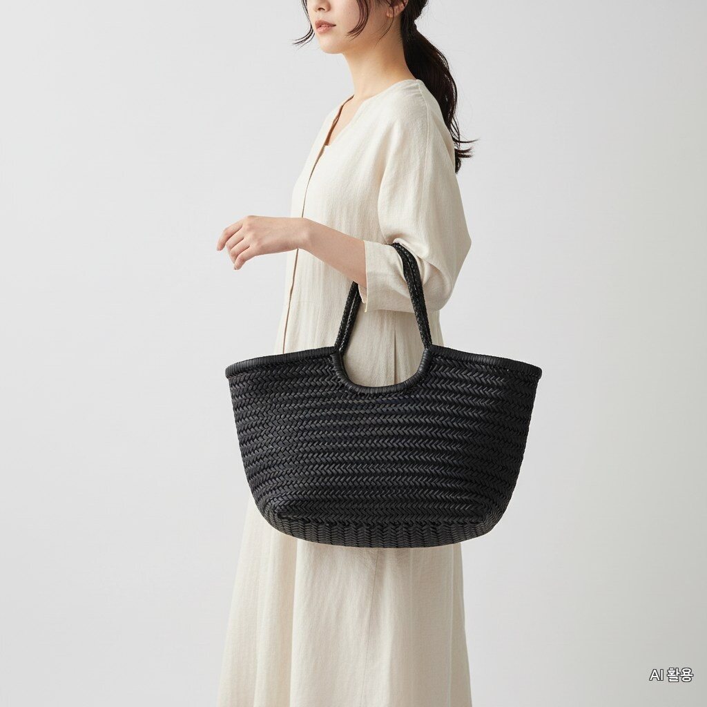 Dragon Diffusion 26SS NANTUCKET BASKET BIG 8822-BLACK