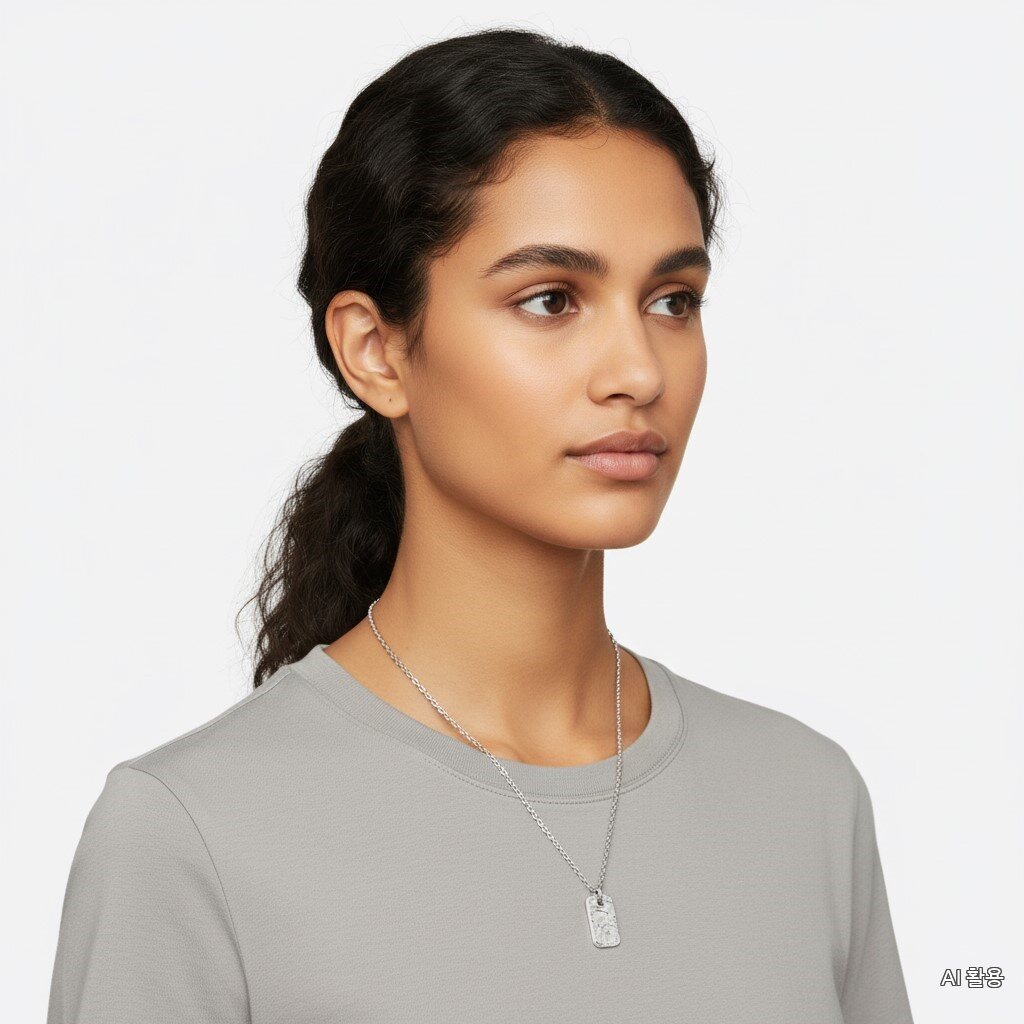 Dior Pacella25SS Oblique Plate Necklace