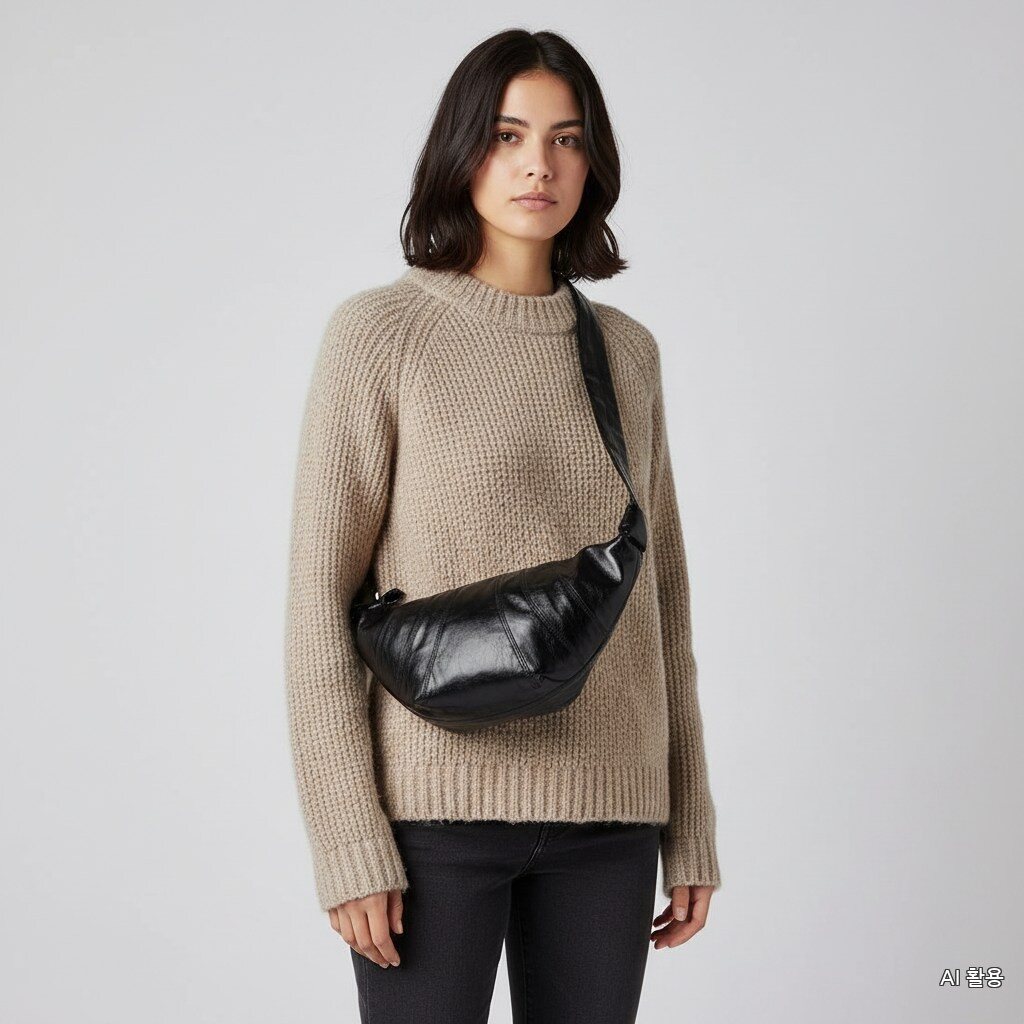Le默梅尔 SS26 Public Medium Croissant Shoulder Bag BG000