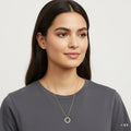 Maison Margiela Logo Ring Necklace - Gold SM1UU0035SV0158950