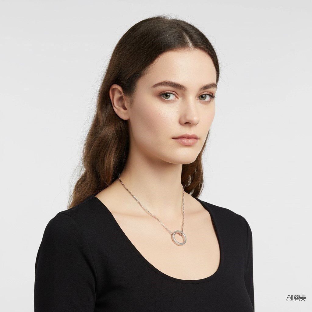 Maison Margiela Passerella SM1UU0035 SV0158 951 Logo Ring Necklace