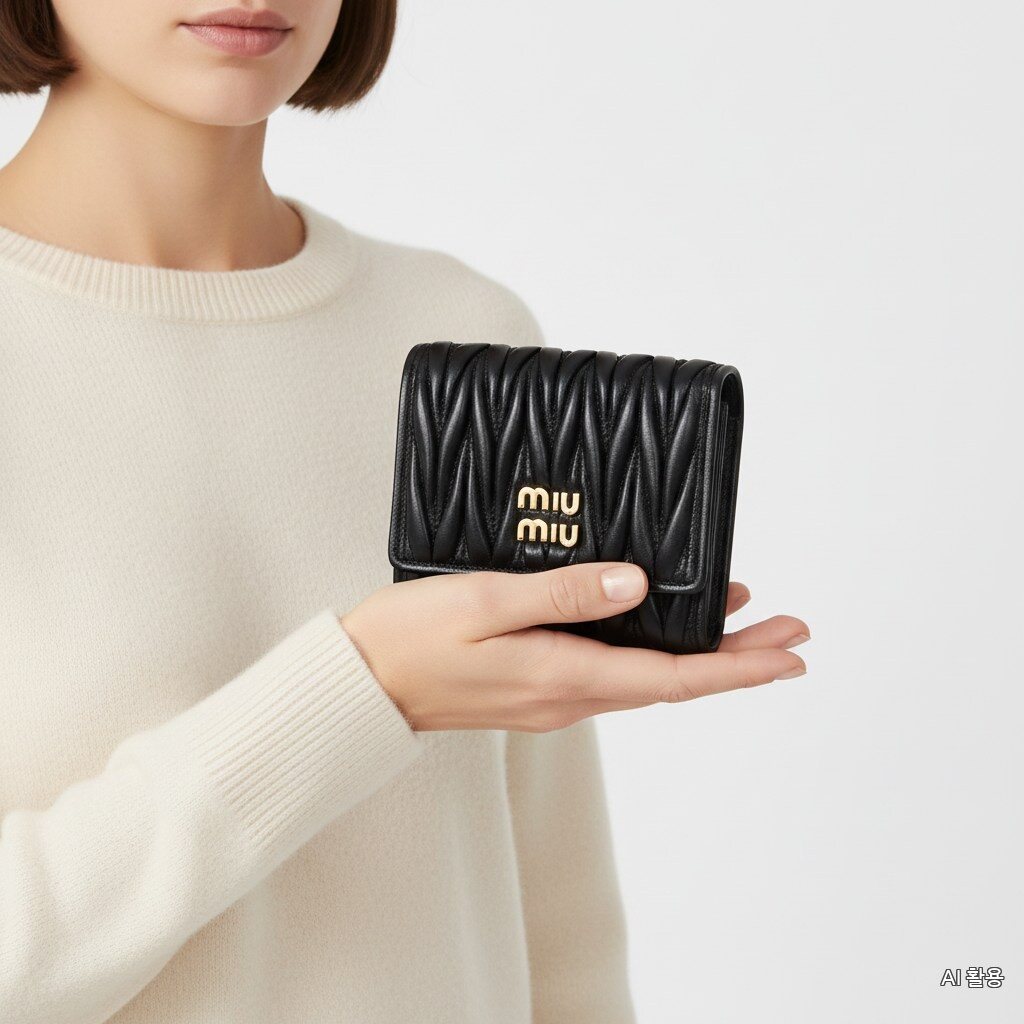 Miu Miu Patessa 26SS Black Matelas Small Ring