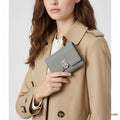 Burberry Pasera Grayde Leather TB Compact Wallet