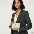 Burberry Pasella Quilted Leather Roller Zip Wallet 80660