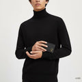 Versace Paceira 26SS V Metal Logo Leather Case