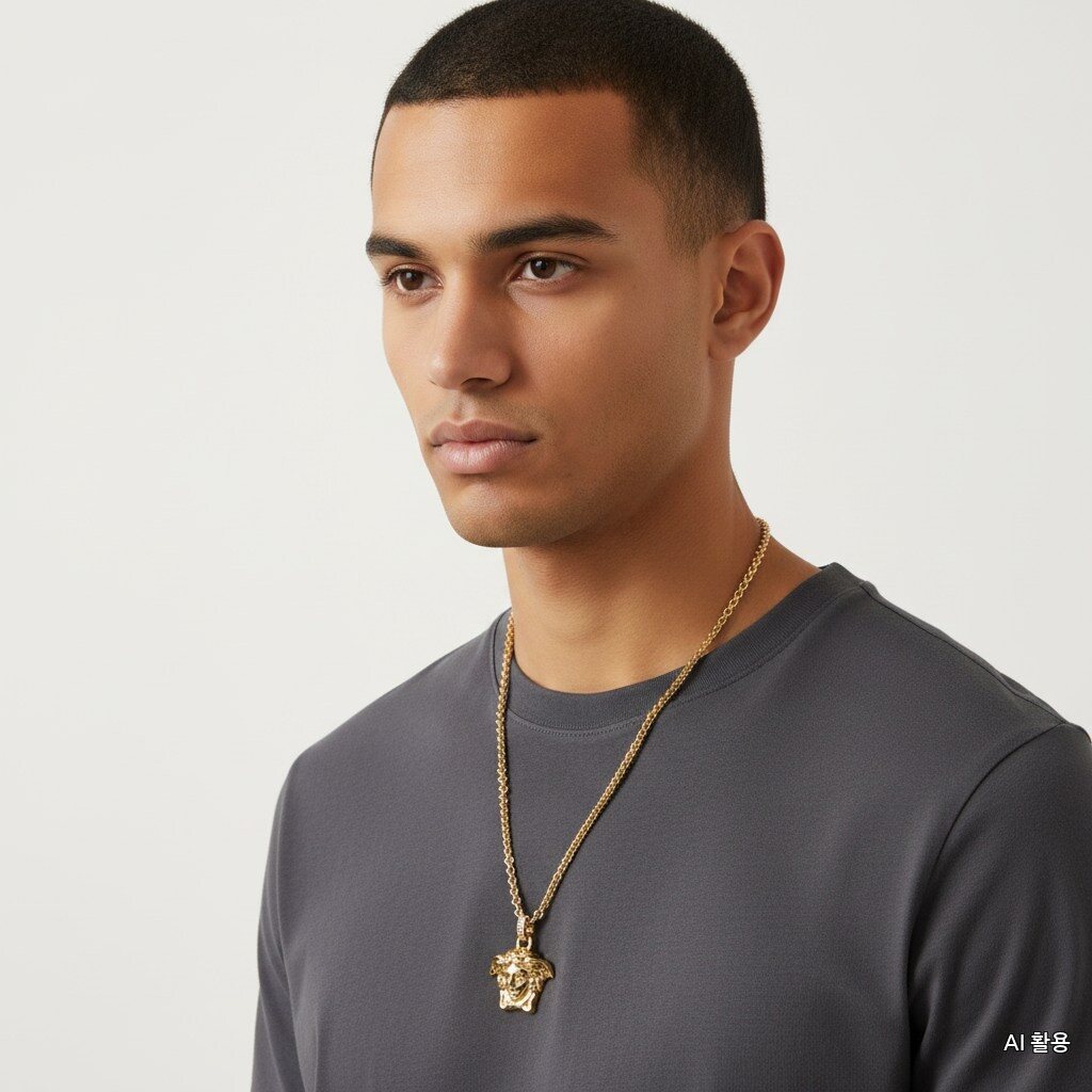 Versace Patrera 26SS Gold L Medusa Crystal