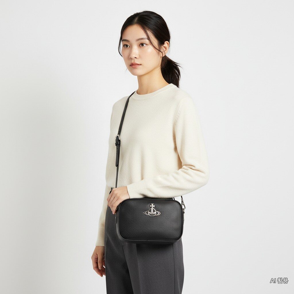 Vivienne Westwood Passera Women's Grain Anna Camera Bag Black