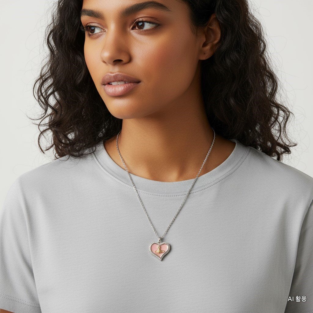 Vivienne Westwood 25FW Women's Petra Pendant Necklace Plat