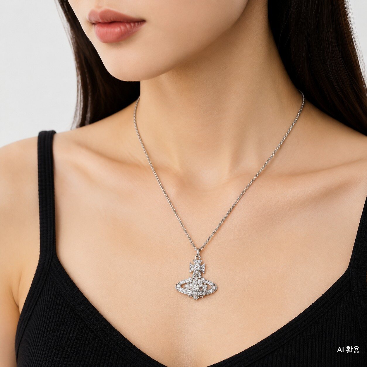 Vivienne Westwood 26SS Silver Narcissa Necklace 6302038B 01P102