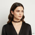 Celine Passeka Trilogy Leather Choker for Women