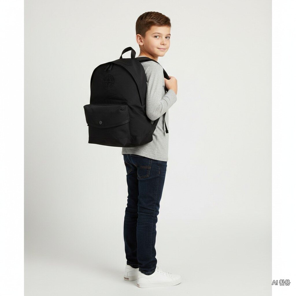 Stone Island Passera Stone Kids Compass Logo Backpack