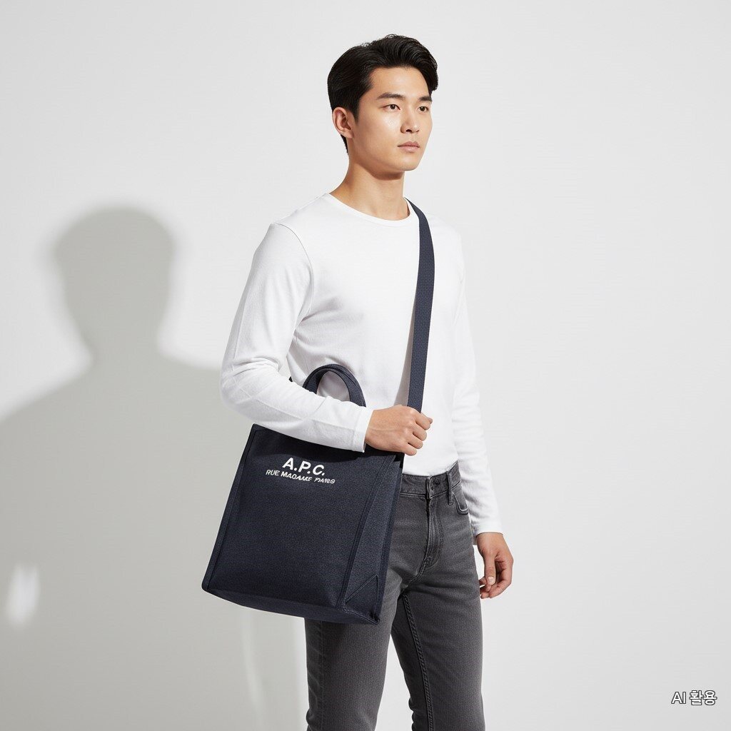 A.P.C. Fais-la FW25 Men's Recuperation Shopping Bag