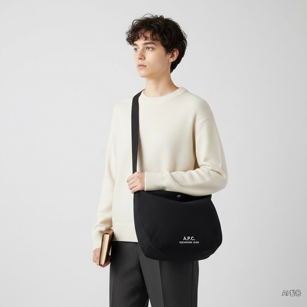 A.P.C. Passera FW25 Unisex Journal Shoulder Bag PSAJZ M6193