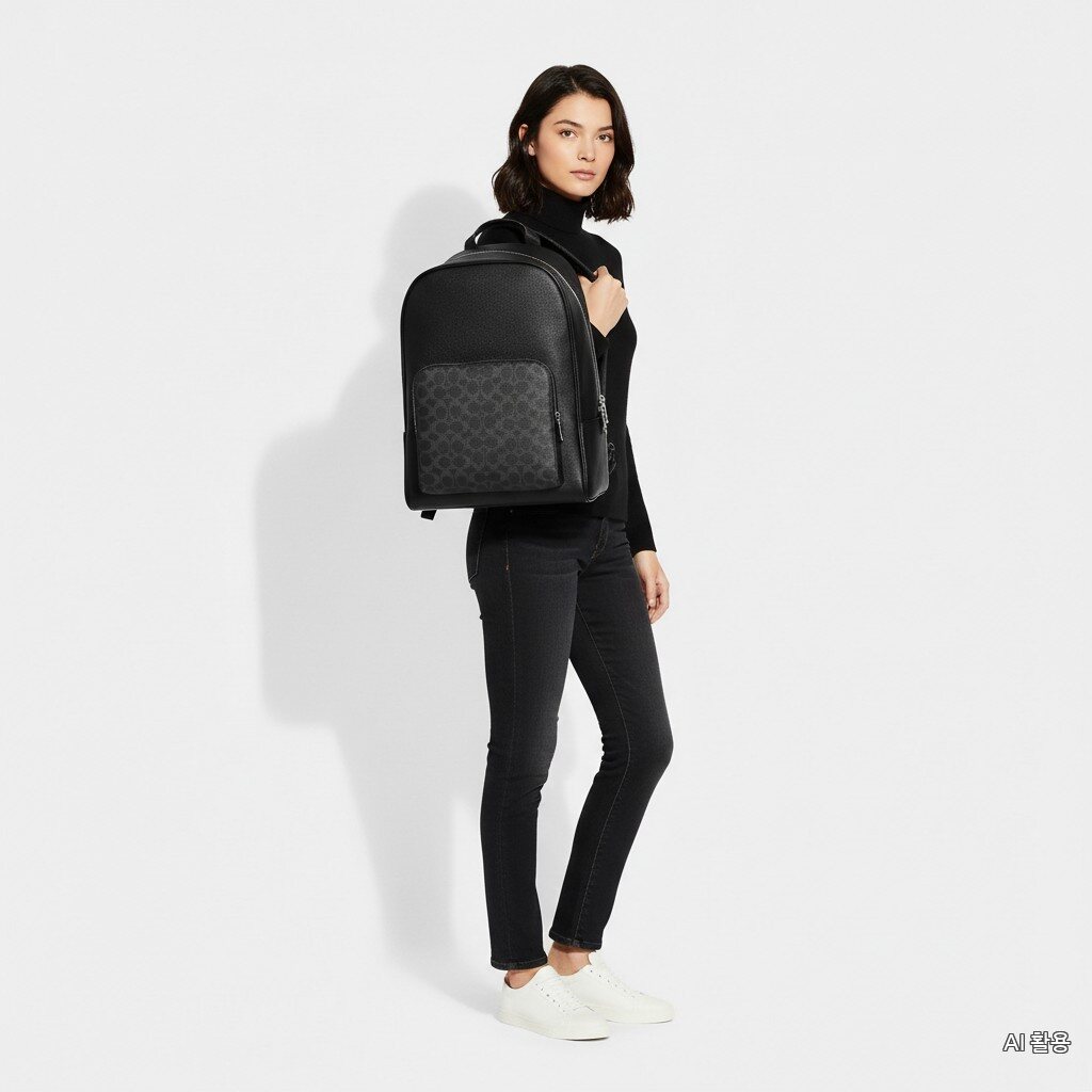 Coach Passera 25FW Black Signature Canvas Way