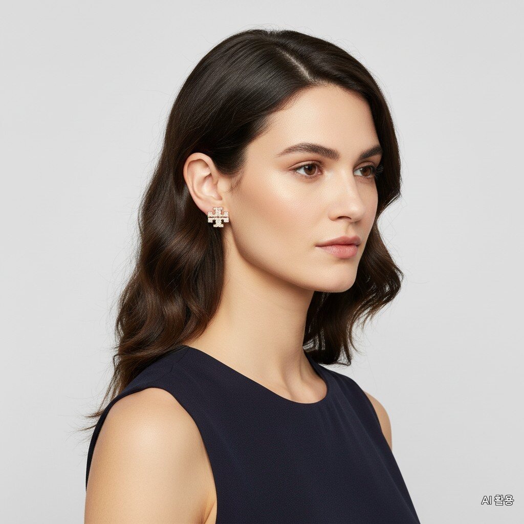 Toribachi Falsara SS25 Women Kirra Crystal Earrings