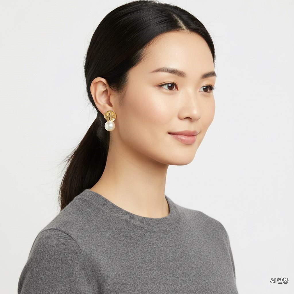 Toribachi Pasela FW25 Women Pearl Stud Earrings 1711