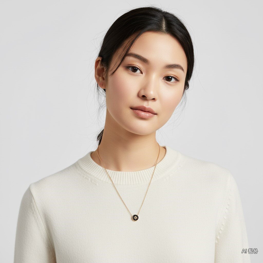 Toribachi Paseala FW25 Women Kirara Dent Necklace 9054
