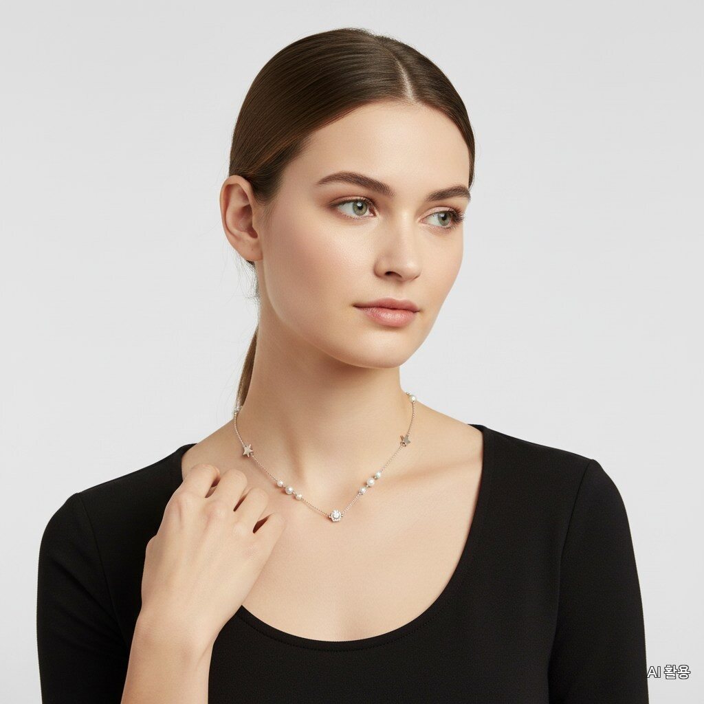 Toribachi Festival Women's Deli Kirra Pearl and Bun Necklace