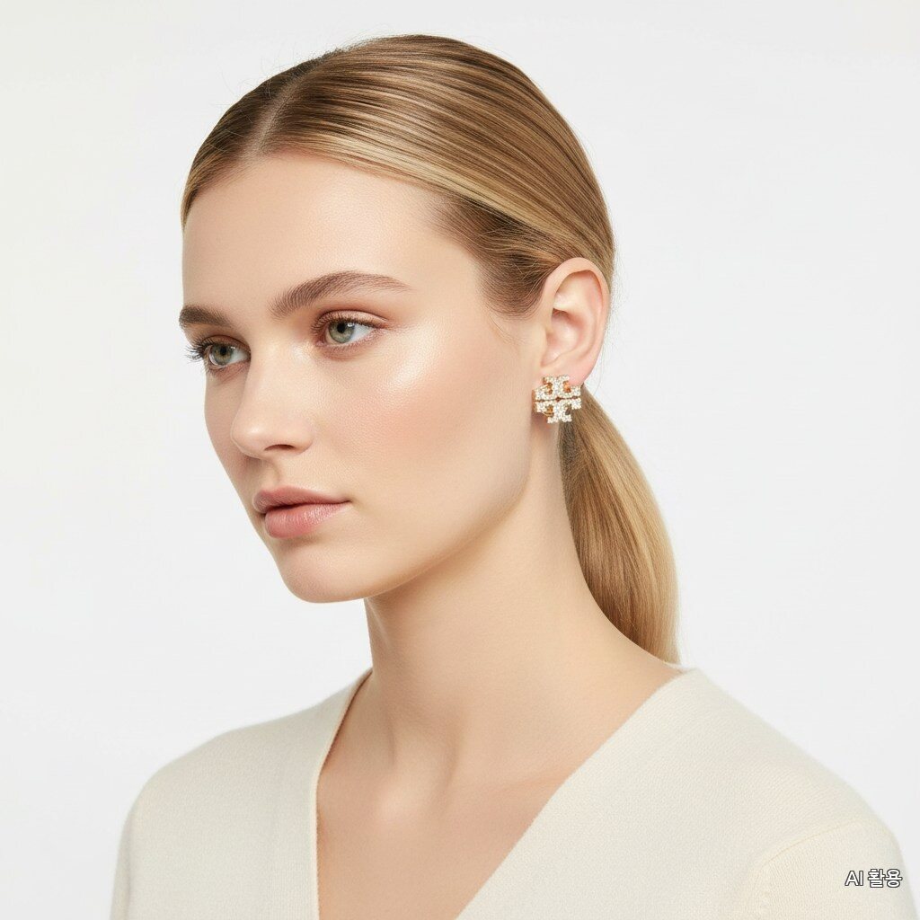 Toribachi Facedera Women Kirra Pave Stud Earrings