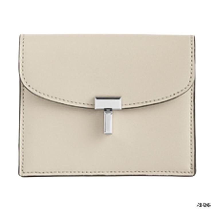 Totem Ticket Card Holder - Light Beige 251WAM00
