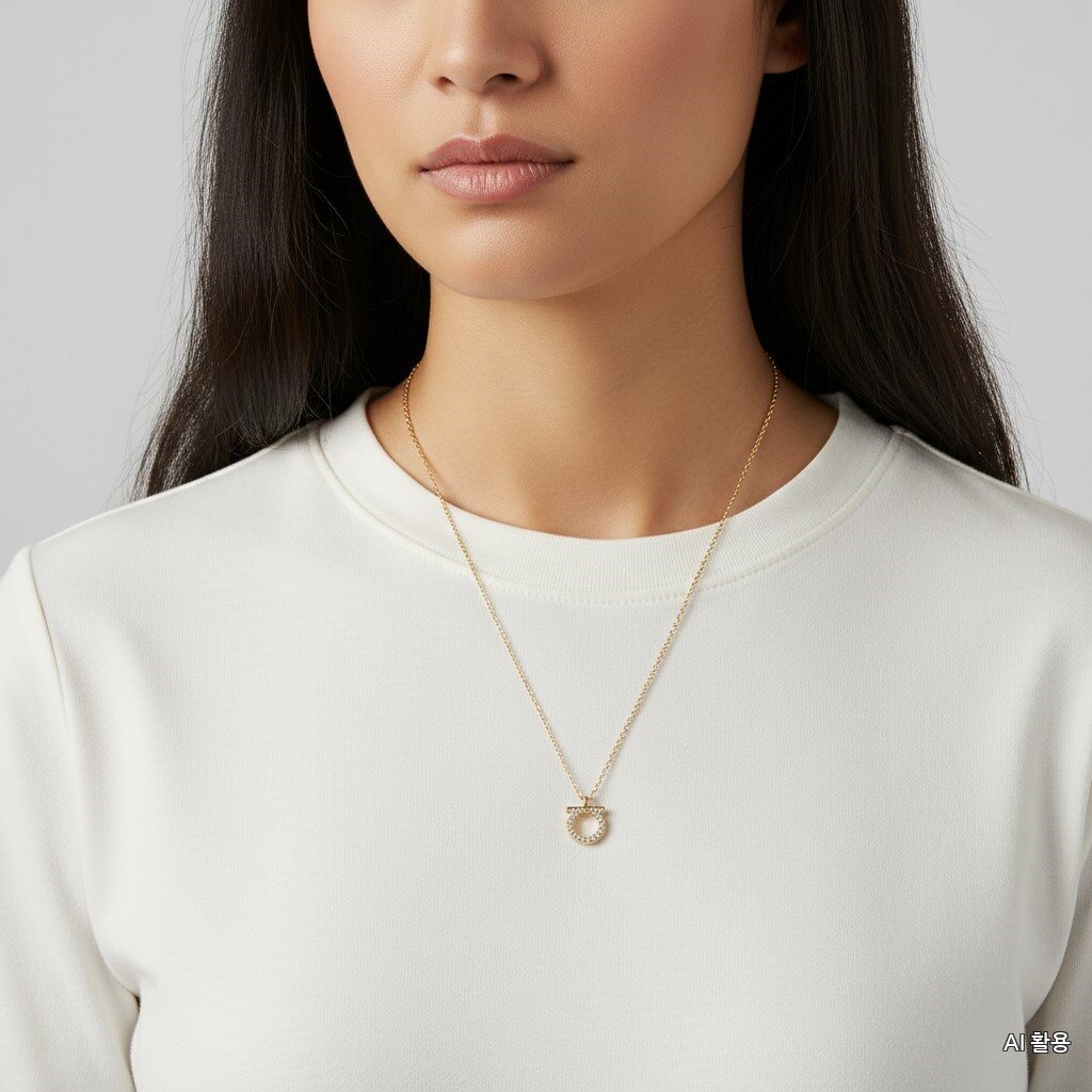 Ferragamo Passera Women's Gancini Crystal Pendant