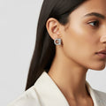 Ferragamo Passera women's gancini crystal earrings