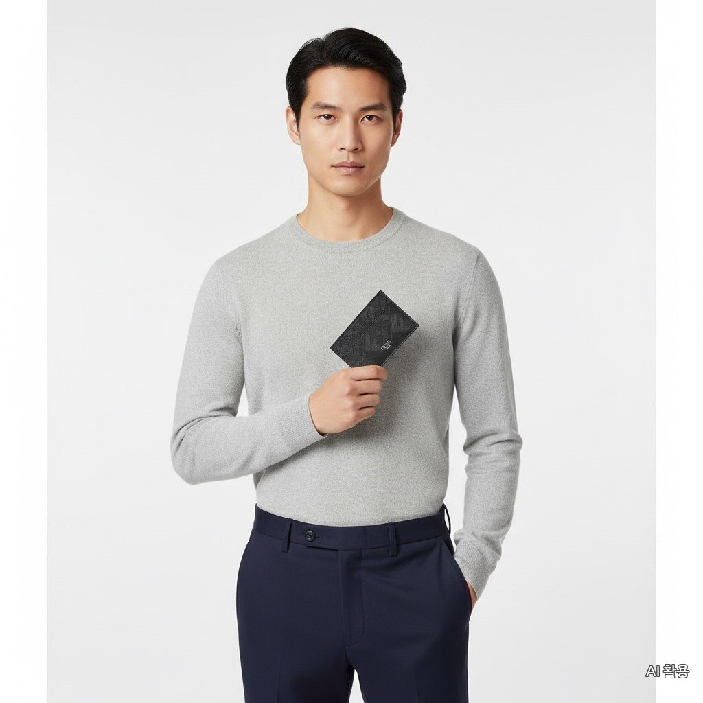 Fendi Passera FW25 Men's Shadow Slim Cardholder