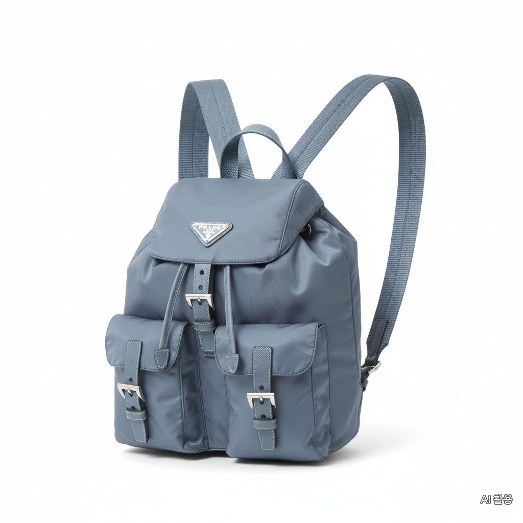 Prada 26SS Triangle Logo Re-Nylon Small Backpack 1BZ67
