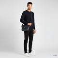 Prada Labelloso Leather Small Light Messenger Bag