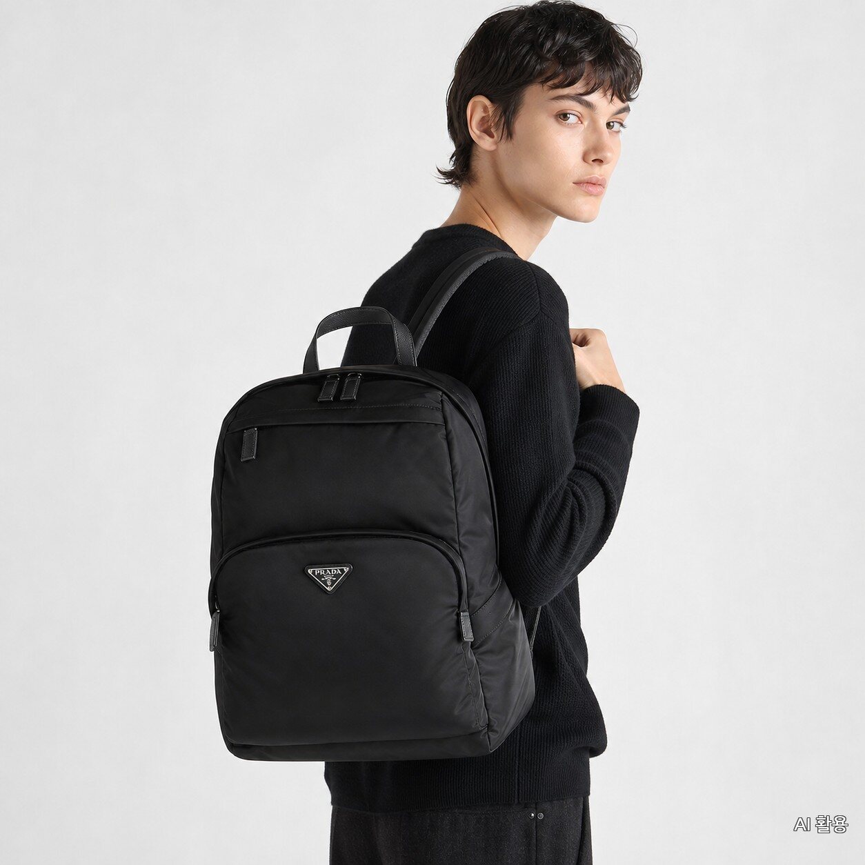 Prada FW24 Unisex Lynelion Backpack 2VZ104 2DMG F0002