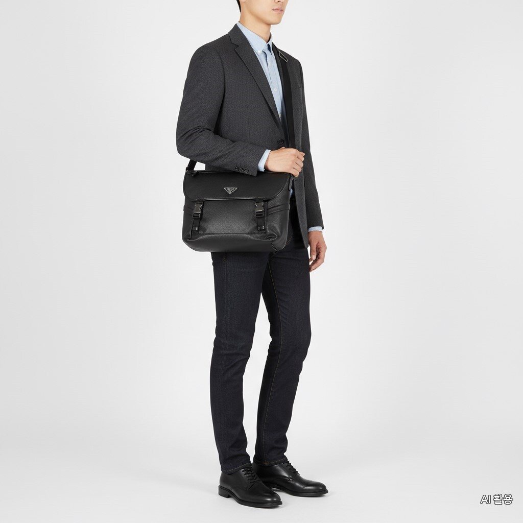 Prada SS25 Men's Saffiano Crossbody Bag 2VD052 2DMG