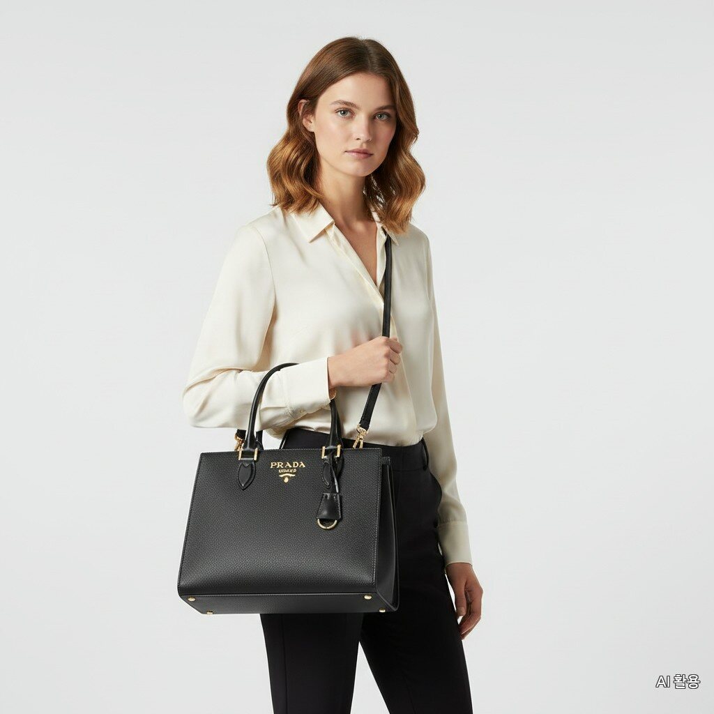 Prada Passeira Women's Piano Leather Shoulder Bag 1BA227 2EDV