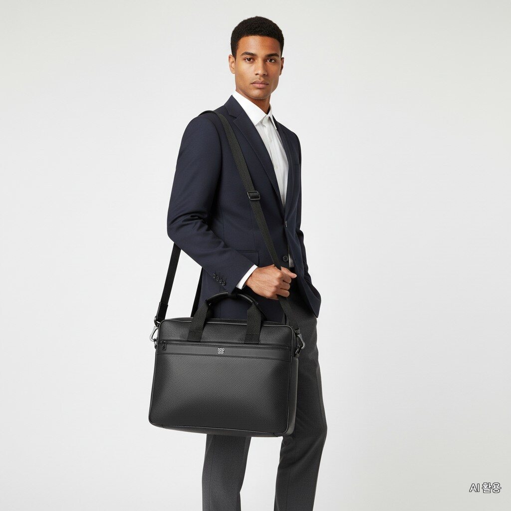 Hugo Boss 26SS Stack Logo Briefcase 50547428-001 Stack Lo