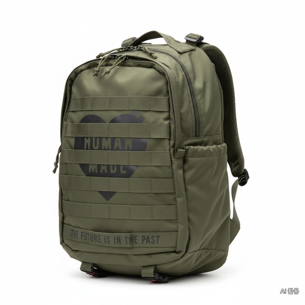 HUMAN MADE 26SS MILITARY BACKPACK HM31GD079 OLIVE DRAB