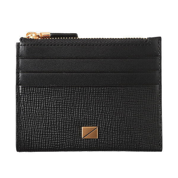 Jedan Cowhide Top Zip Simple Card Wallet 3 Colors ZWWA2E106