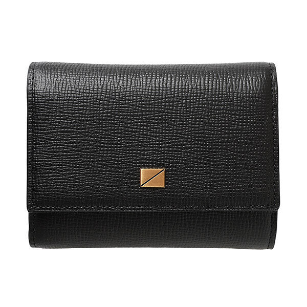 Jedan Calf Leather Simple Three-Compartment Wallet 2 Colors ZWWA2E109